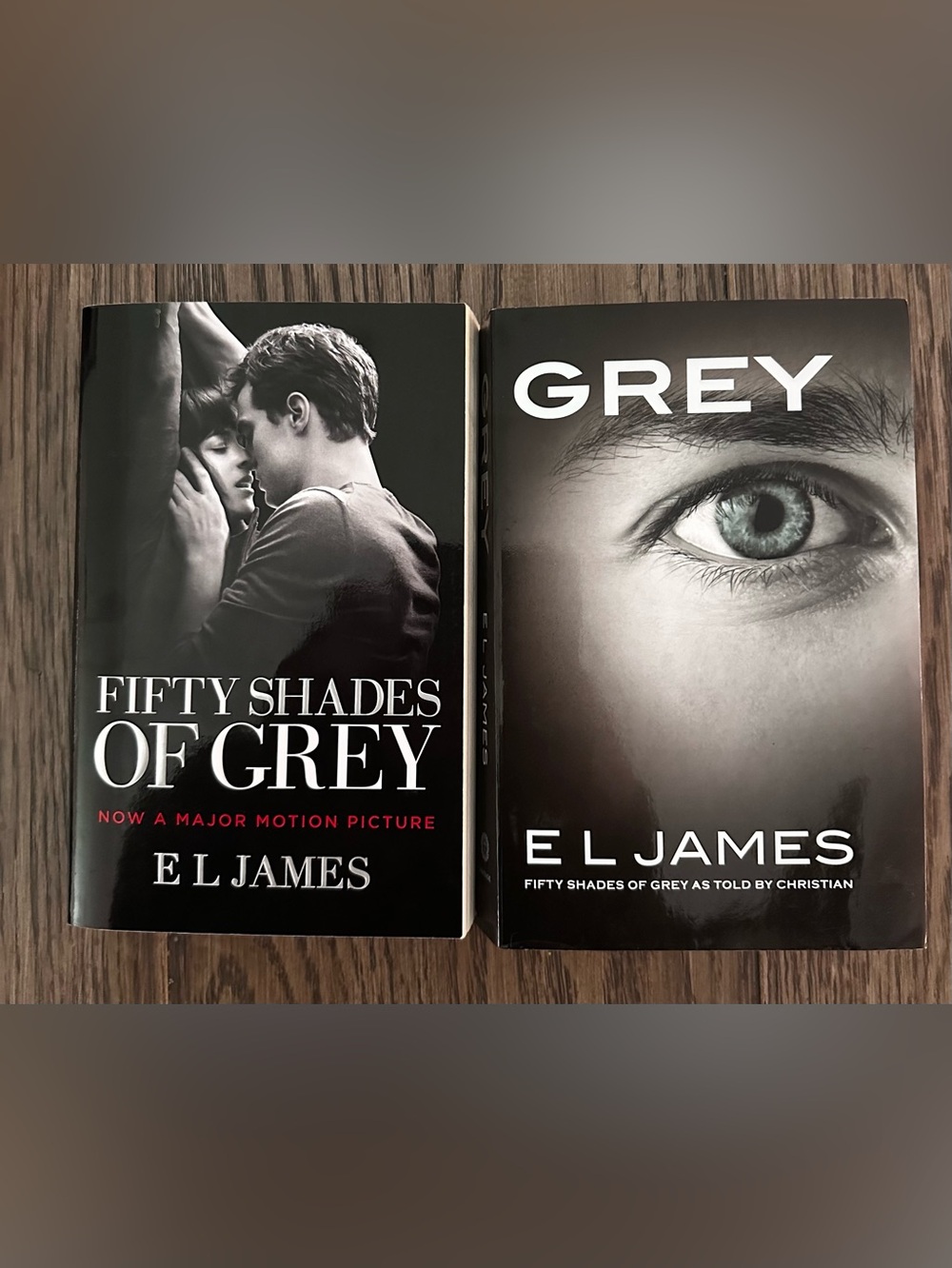 Grey/50 Shades paperback Book - Black/Grey Cover
